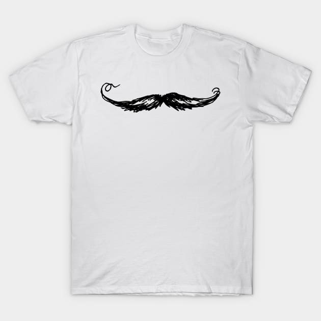 Moustache T-Shirt by SWON Design